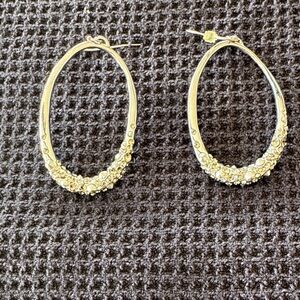 Alexis Bittar silver Floral Embellished Earrings